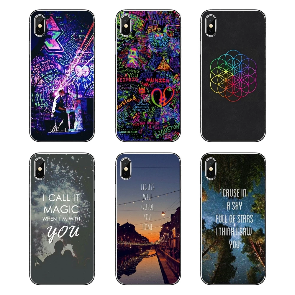Transparent Soft Shell Covers POP British Rock Bnads Coldplay Poster For Motorola Moto X4 E4 E5 G5 G5S G6 Z Z3 G3 C Play Plus |