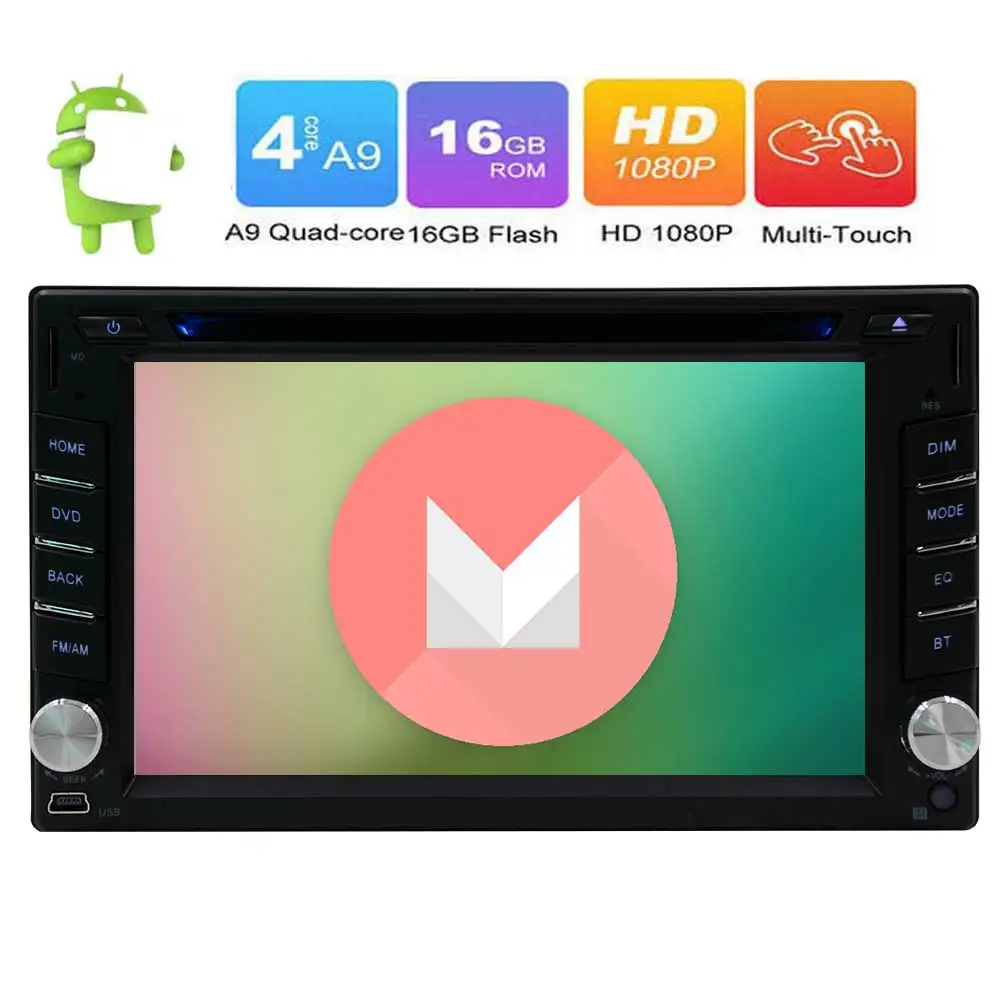 Автомобильный мультимедийный плеер с сенсорным экраном 6 2 дюйма HD Bluetooth Android 0|car