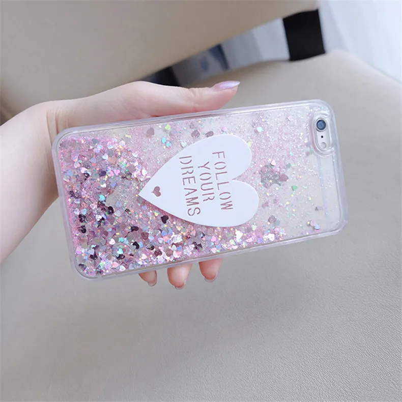 For iPhone X XS Max XR Phone Case luxury Liquid quicksand Sand Bling shockproof Soft TPU Protective cover Caque | Мобильные телефоны