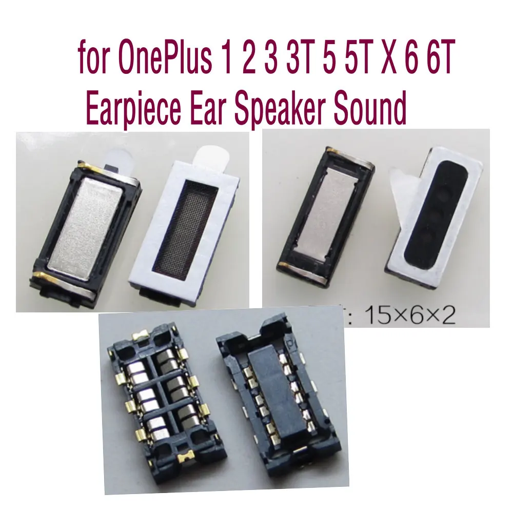 Шлейф динамика звуковой приемник шлейф для OnePlus 1 2 3 3T 5 5T X 6 6T один два пять шесть