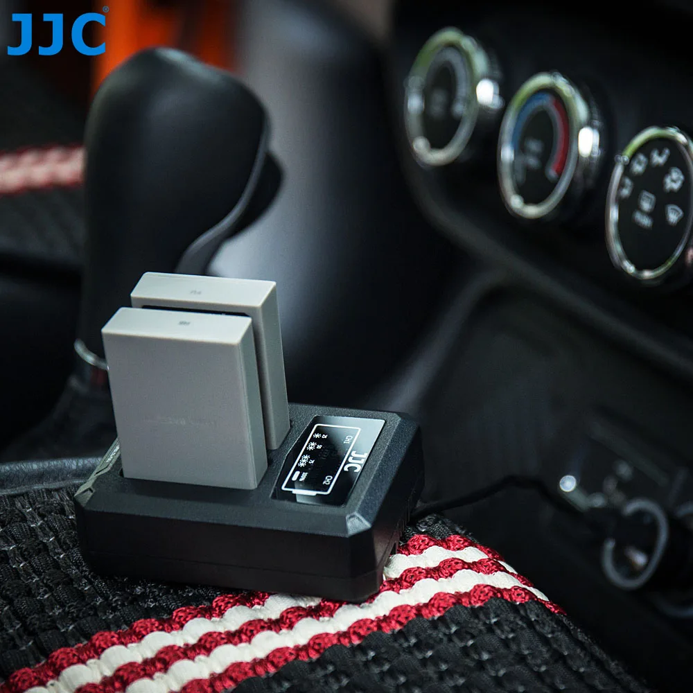 JJC USB двойной Батарея путешествия Зарядное устройство для цифровой камеры Olympus BLS-50 BLS-5 BLS-1 E-M10& Mark II III, E-PL9 E-PL8 Камера Батарея заменить BCS-5