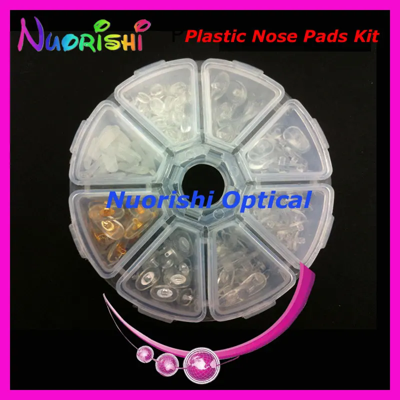 Комплект носоупоров для очков из ПВХ и пластика комплект 8 различных типов
