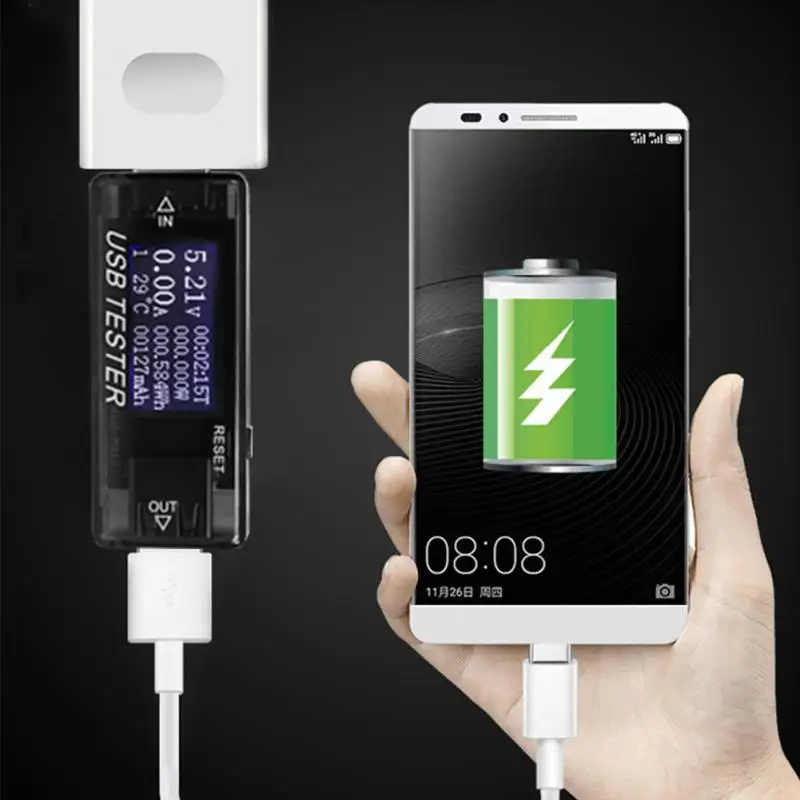 4-30 в 0-5A многофункциональный детектор отображает ток USB ток тестер напряжения метр для iPhone Android телефон измерения инструмент для ремонта