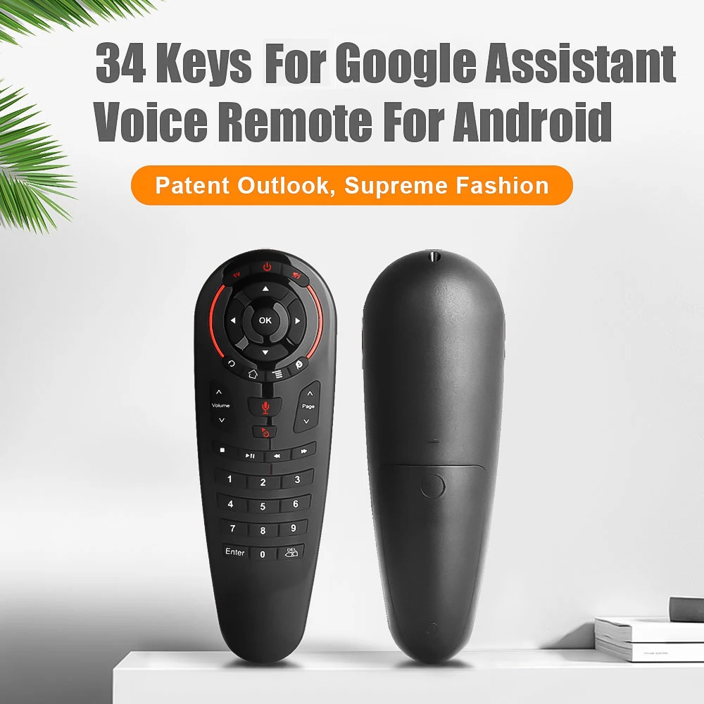 KEBIDU 2 4G Беспроводная мини клавиатура Air Mouse G30 голосовой пульт дистанционного