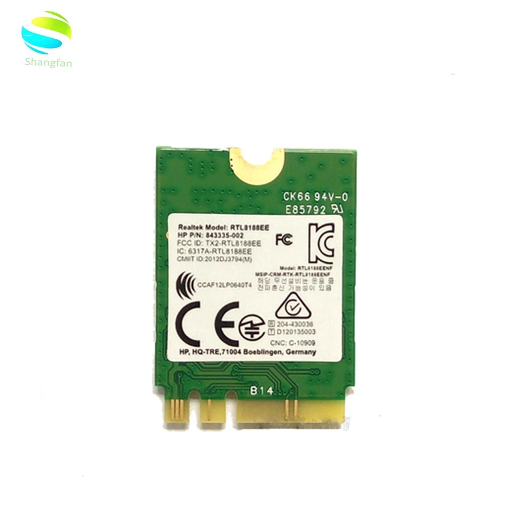 AW NE259NF RTL8188EE 2 4 ГГц 802.11n NGFF Беспроводной WI FI карты 792202 001/ 792609 001/843336 001 аккумулятор