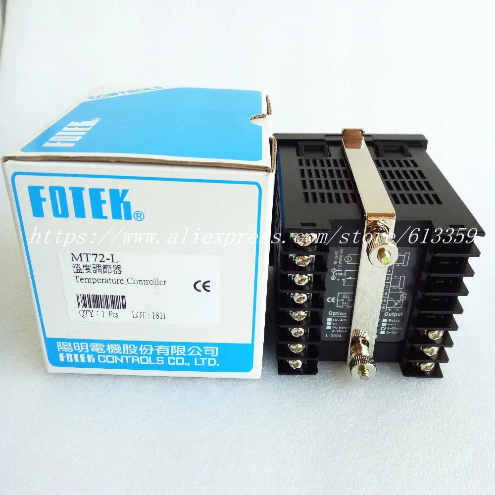 Регулятор температуры FOTEK PID + Fuzzy 100% Новый оригинальный регулятор 72*72*80 2 шт. в 1