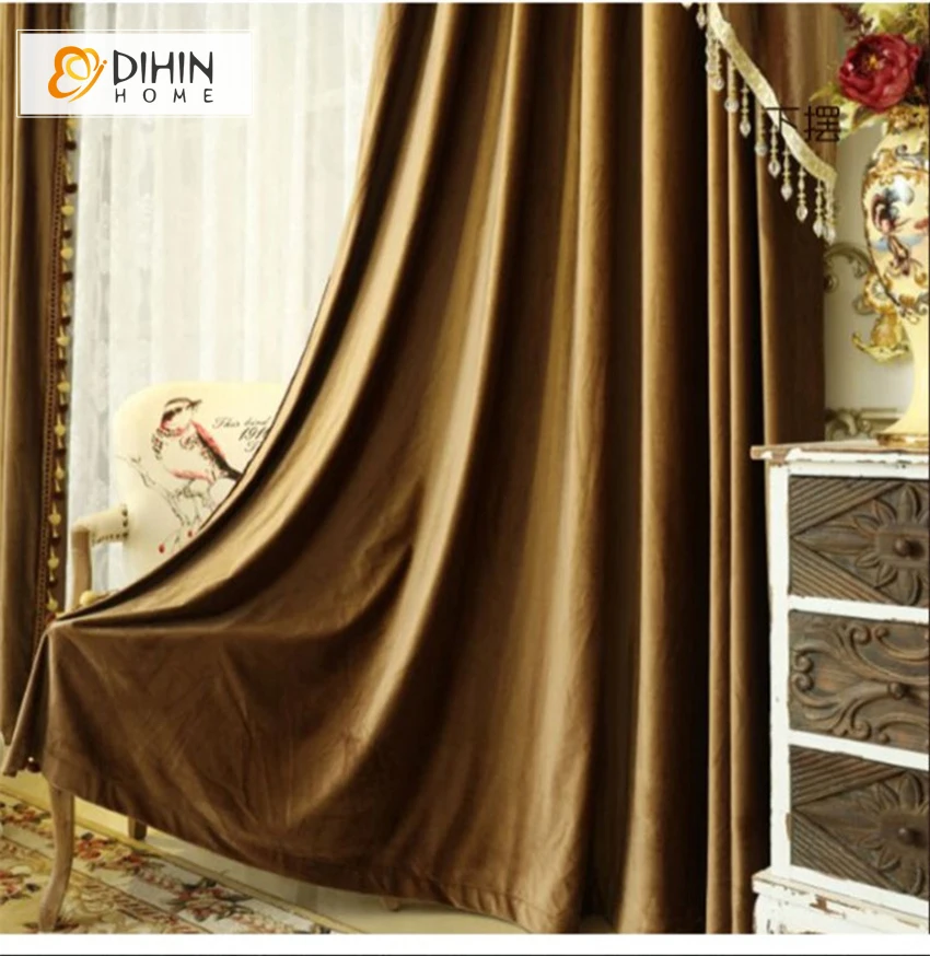 Роскошные занавески DIHIN HOME для гостиной из вуали спальни оконные (не входят в