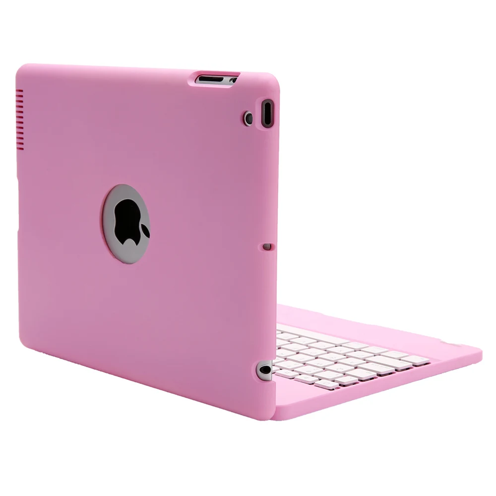 Для iPad 2/3/4 смарт-раскладушка из АБС-пластика Bluetooth русский/Иврит/Испанский Клавиатура чехол крышка с Перезаряжаемые 4000 мА/ч, Мощность банка