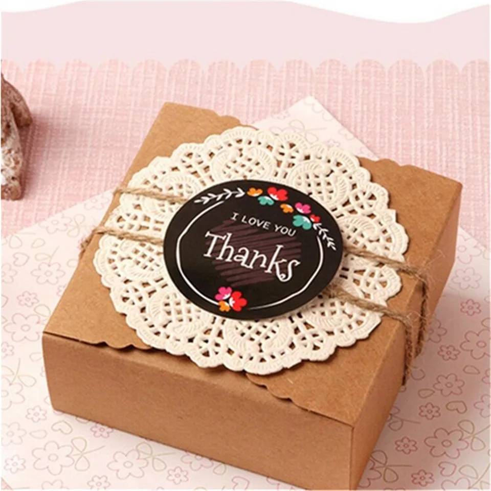 5 листы Черный Розовый Цветок Спасибо Я ЛЮБЛЮ ТЕБЯ уплотнения label клей Крафт