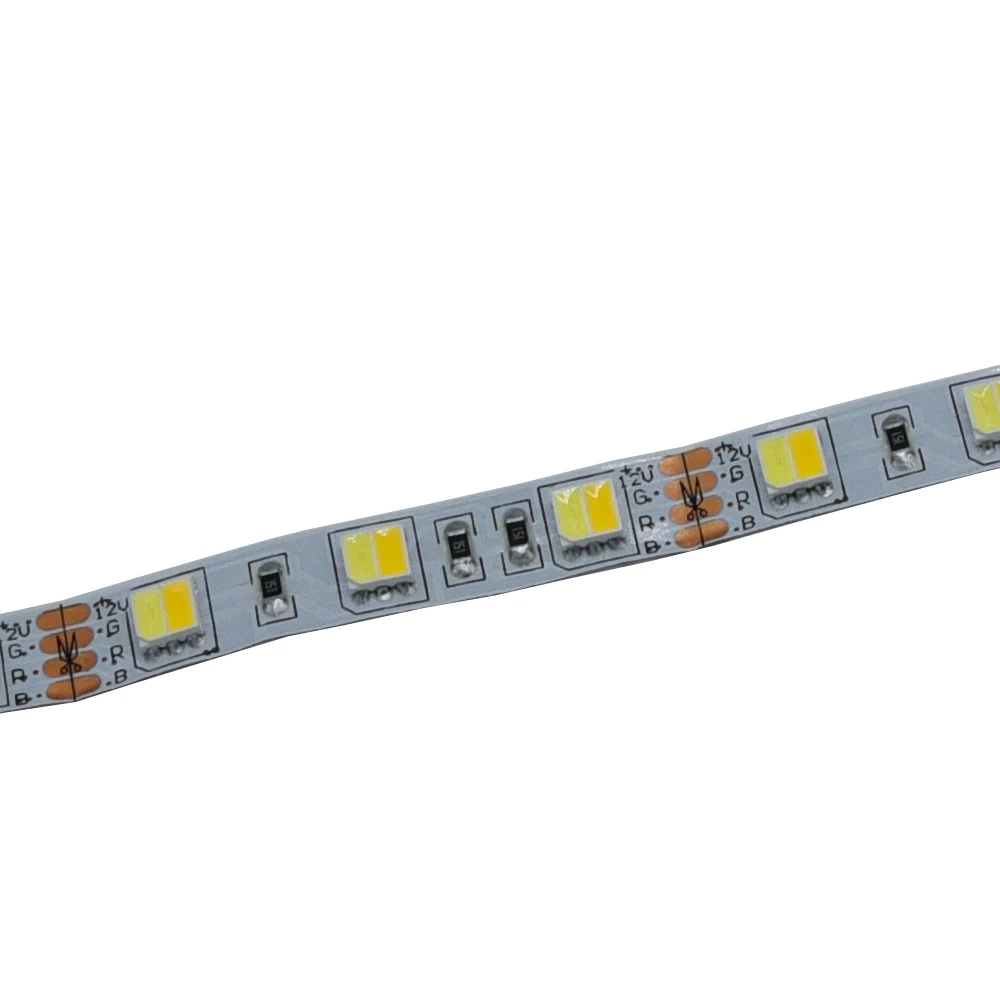 led Strip Non waterproof 5m 60leds 5050 DC12V controllable white warm Dual White | Лампы и освещение