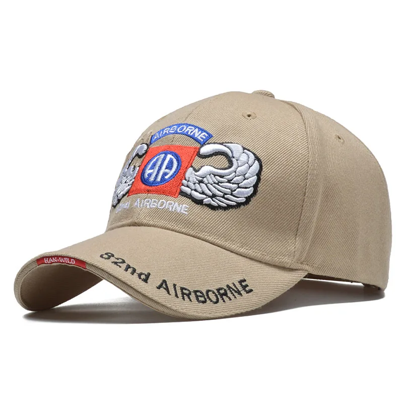 3D Embroidery Army Baseball Cap Men Outdoor Tactical 82nd Airborne Women Snapback Hat Gorras Para Hombre | Аксессуары для одежды