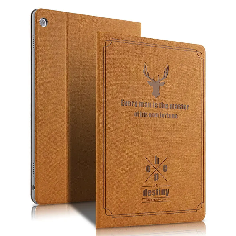 style 2-brown Чехол для huawei MediaPad M3 Lite 10 Защитная крышка чехол для BAH-W09 BAH-AL00 BAH-L09 10," планшеты+ Экран пленка подарки - Цвет: style 2-brown