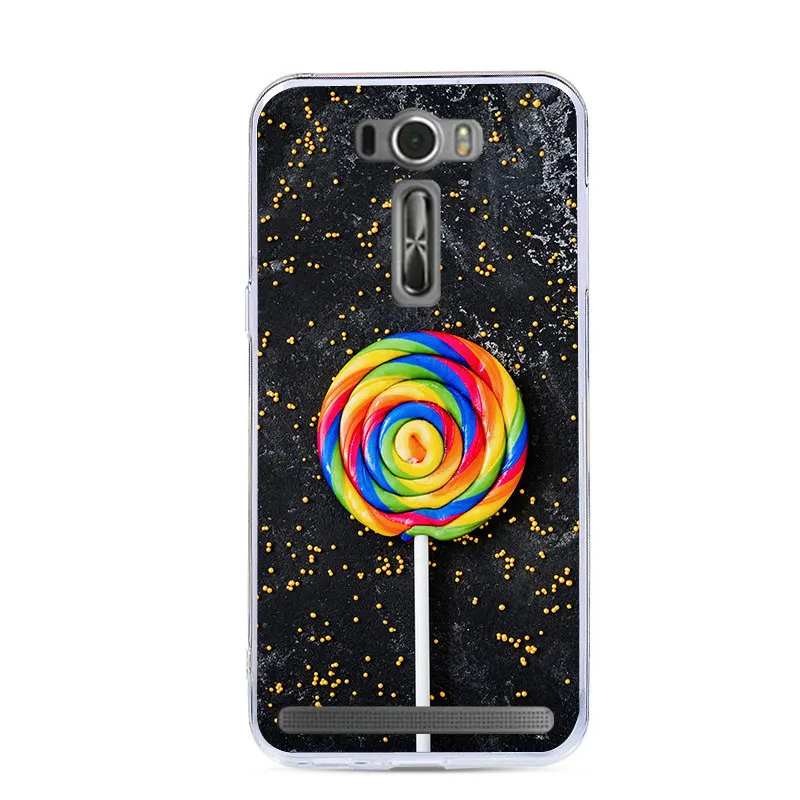 J&ampR Silicone Phone Case For Asus Zenfone 2 Laser ZE500KL ZE500KG Soft TPU Back Cover Cases Pattern |