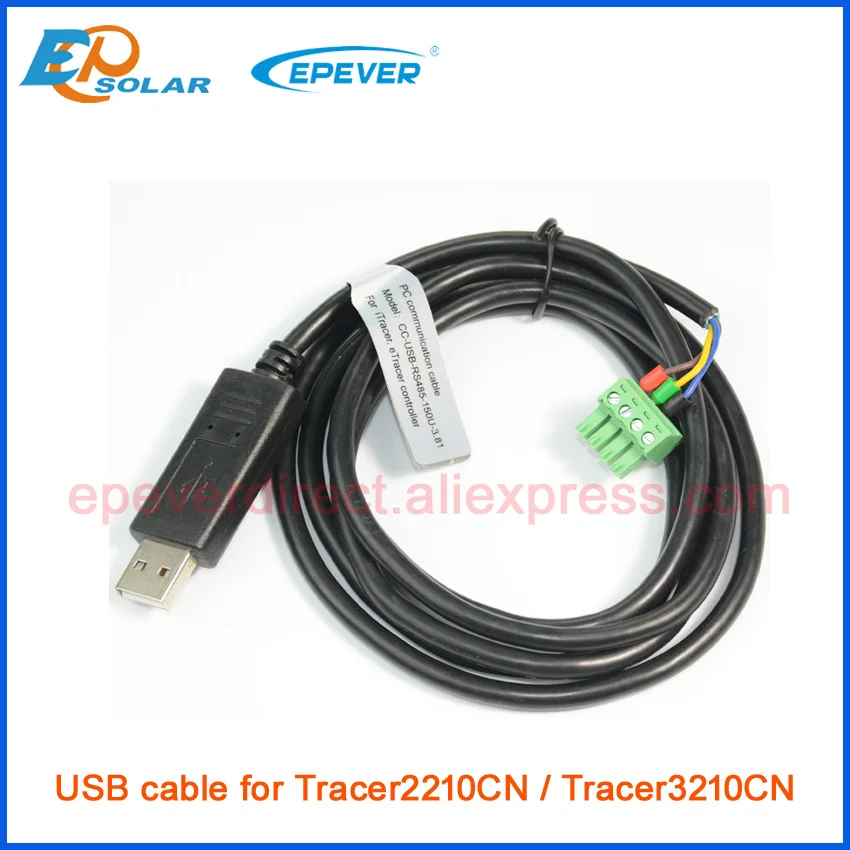 Трассировщик серия CN MPPT 20A 2210CN с USb-кабелем Подключение к ПК связь и датчик