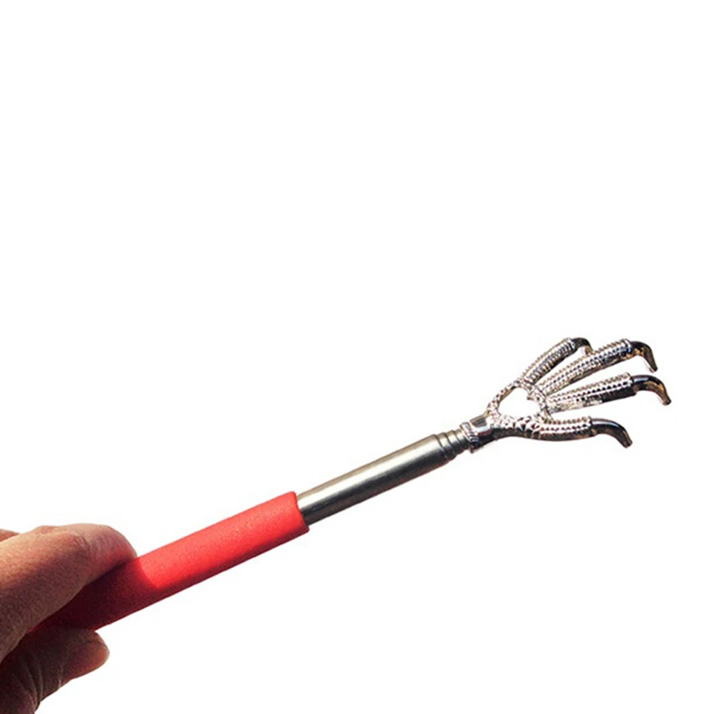 

HOT Adjustable Portable stainless steel bear claw telescopic the ultimate massage back scratcher Braces Supports Convenient