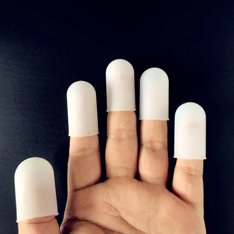 Silicone Fingers Cover Cap Fingertip Protector Insulation Anti-skid Set For Kitchen Barbecue #3 | Дом и сад