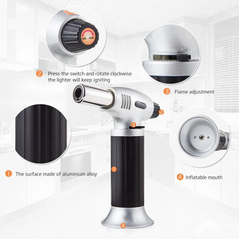 Мини Портативная Газовая горелка многоразовый Газовый паяльник бутановый