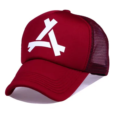 BINGYUANHAOXUAN, новое летнее Бейсбол сетчатая Шляпа Snapback шляпа папа модные Шапки Кепка-тракер Регулируемая шапка в стиле хип-хоп молитва Богу Для женщин Для мужчин Кепки - Цвет: red