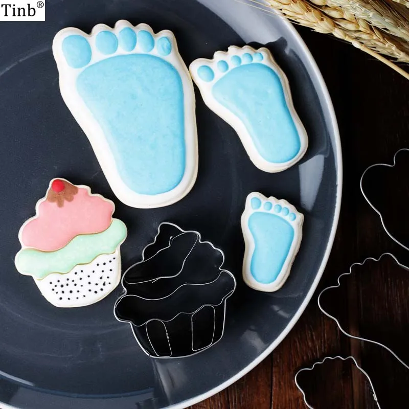 Новинка 3 шт. ножка резак для печенья из нержавеющей стали печенье кондитерские