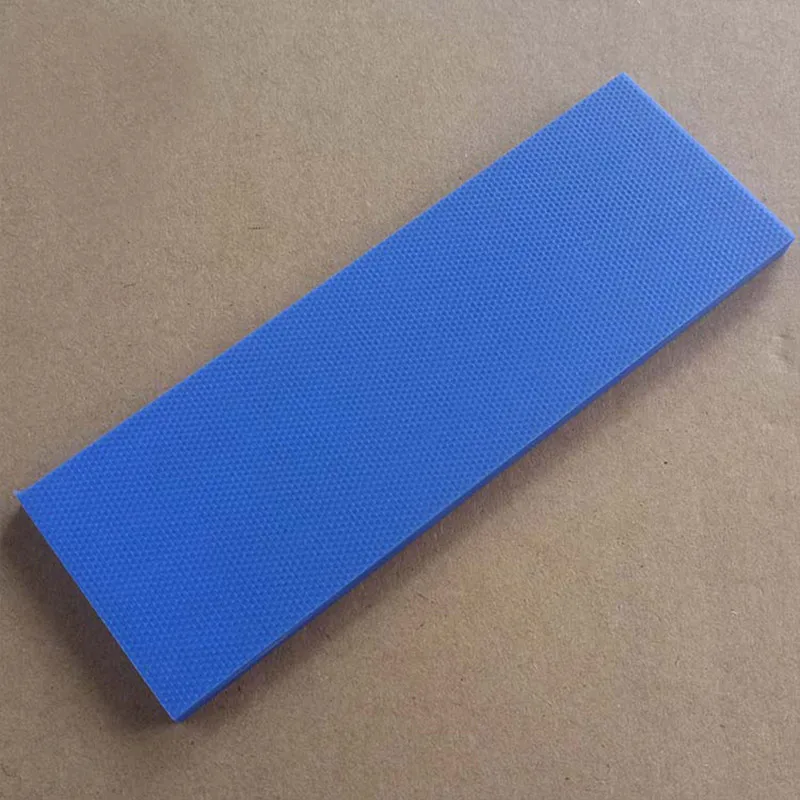 2 шт. G10 ручной работы материал тонкие линии многоцветный цвет Diy нож ручка материал стекловолокно патч материал - Цвет: Blue 120x40x5mm