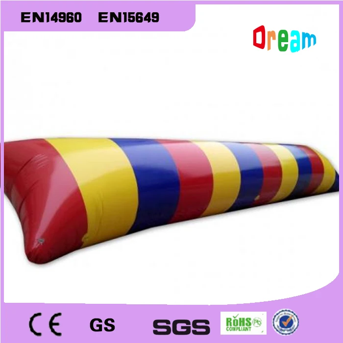 

Free Shipping 10X3M Inflatable Water Catapult Blob Water Sport Toy Inflatable Jumping Pillow Floating Water Blob For Adults