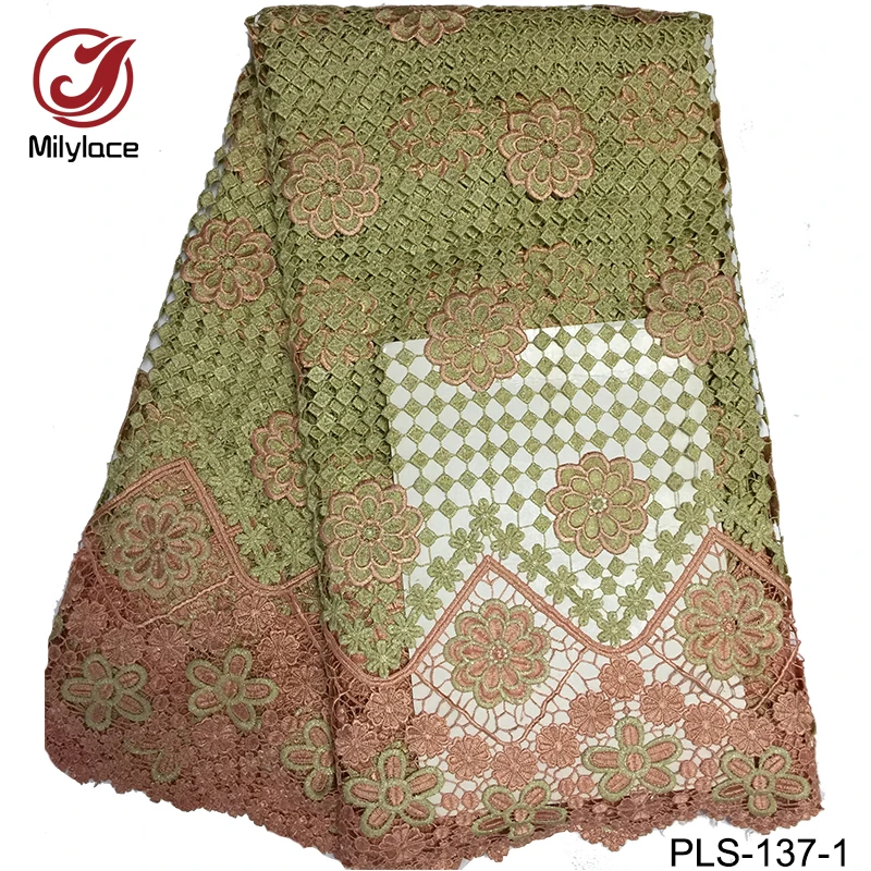 Умеренная цена разных цветов гипюр кружевной ткани 2017 оптовая продажа в