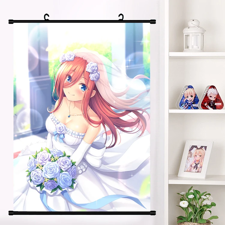 Короткая футболка с героями из японского аниме Go Toubun no Hanayome Накано Nino наклейки на