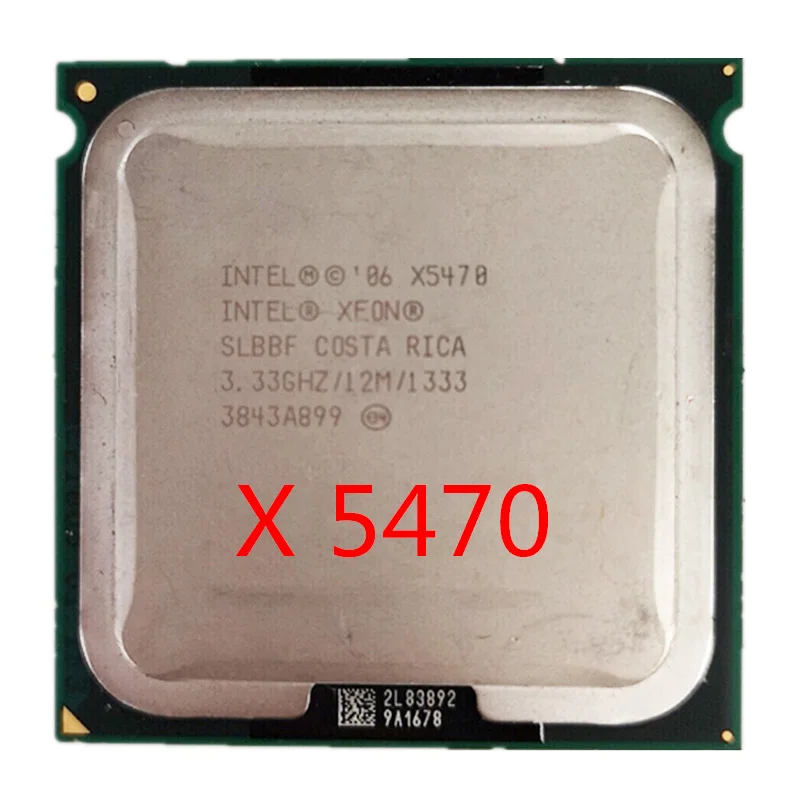 Процессор Intel Xeon X5470 работает на материнской плате LGA 775 3 33 ГГц 12 МБ 1333 МГц