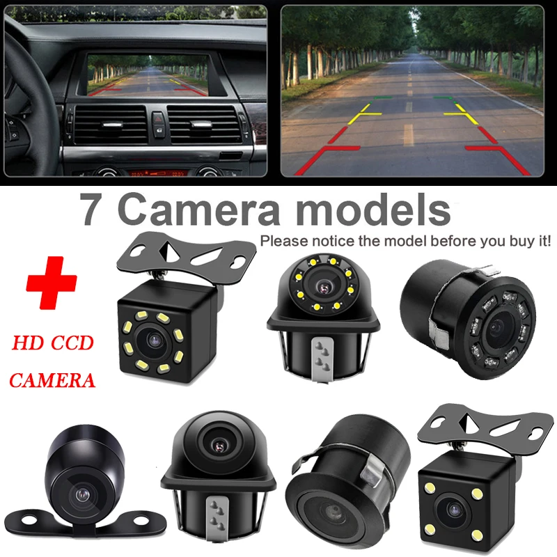 4 3 дюймовый Автомобильный HD монитор камера заднего вида CCD Video Auto Parking Assistance LED