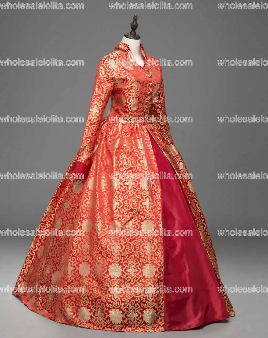 Готическое жаккардовое платье королевы елиехы и Тюдора Игра престолов бальное