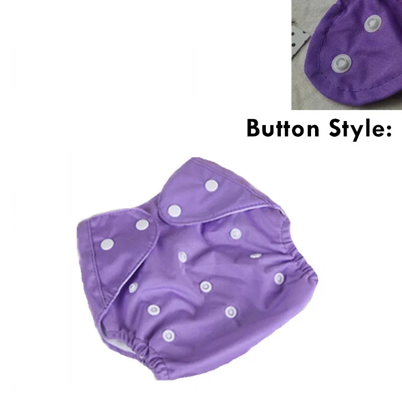 QD22 csak Purple Детские подгузники детские тканевые подгузники многоразовые подгузники регулируемый по размеру подгузник чехол моющийся QD23 - Цвет: QD22 csak Purple