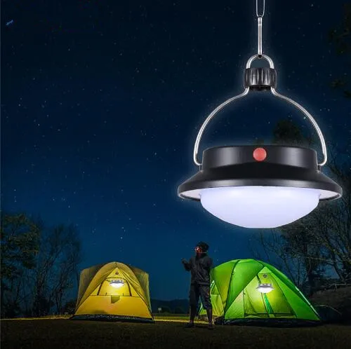 360LM 60 Светодиодная лампа на солнечных батареях фонарь для кемпинга переносной