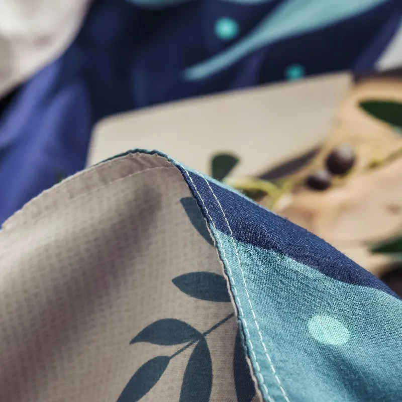 Jeefttby зеленая искусственная кожа наборы растений двуспальный Королевский размер