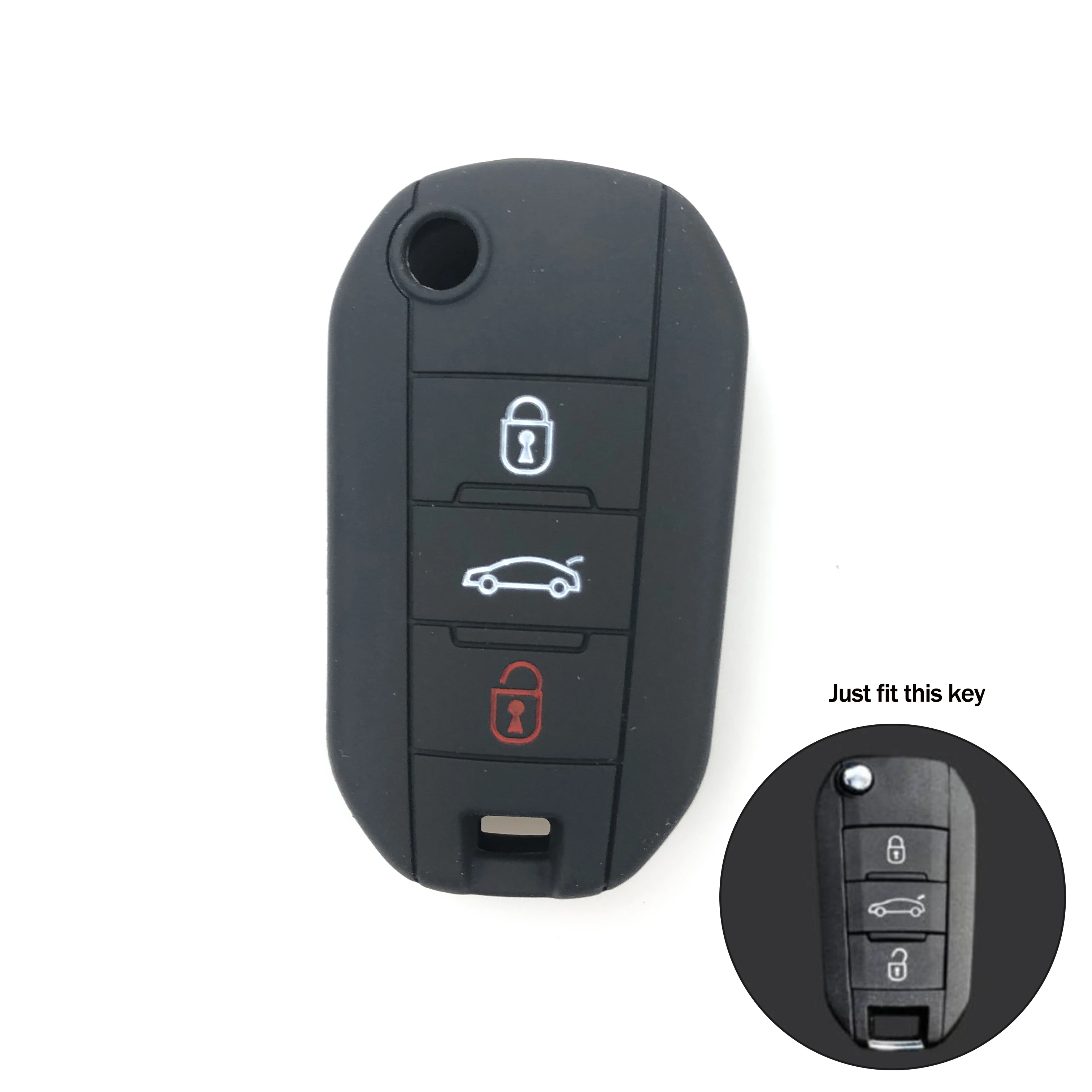 

Мягкий чехол для Citroen C4L CACTUS C5 C3 C6 C8 Picasso Xsara для Peugeot 3008 308 RCZ 508 3 кнопочный