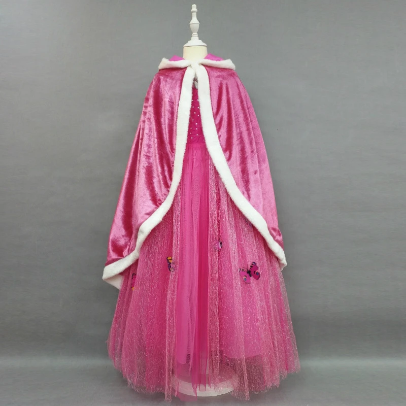 4 шт. платье принцессы Анны и Эльзы парик с короной волшебная палочка перчатки для