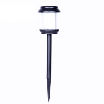 Black warm light Солнечная наружная газонная лампа светодиодный дом земля вставляется пейзаж Сад сад вилла водонепроницаемое украшение - Испускаемый цвет: Black warm light