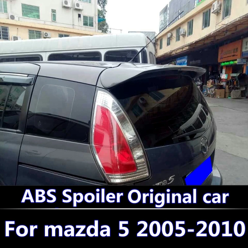 Для Mazda 5 спойлер высокого качества ABS Материал заднее крыло автомобиля праймер