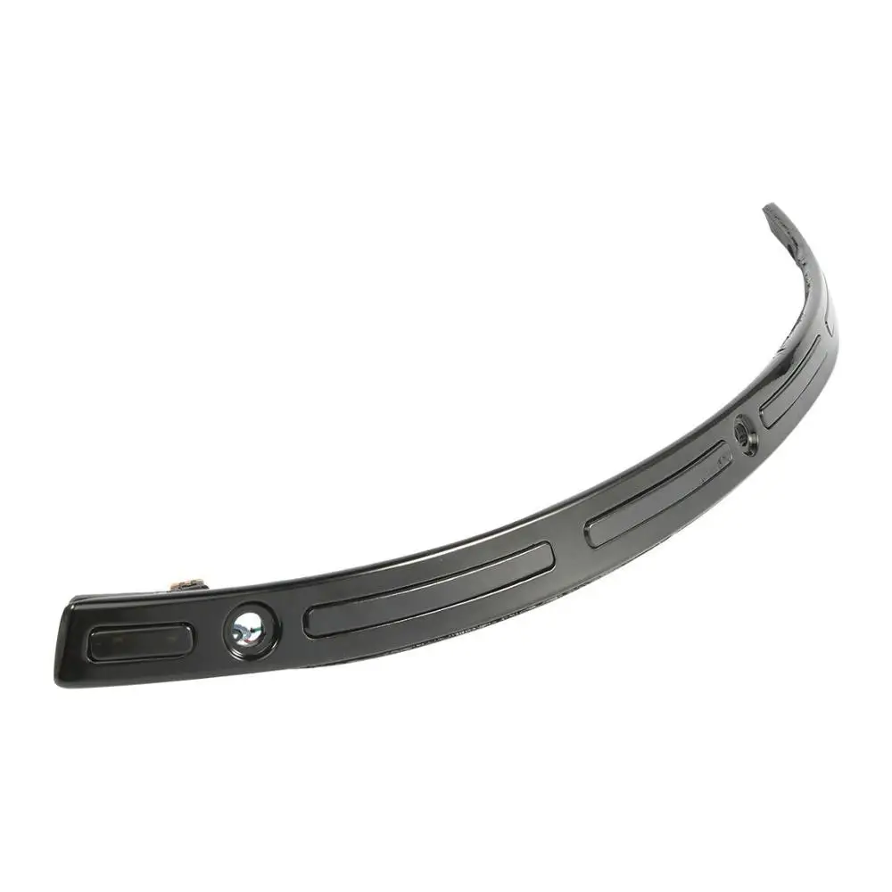 Мотоцикл Черный лобовое стекло Отделка W/светодиодный светильник дымчатые линзы