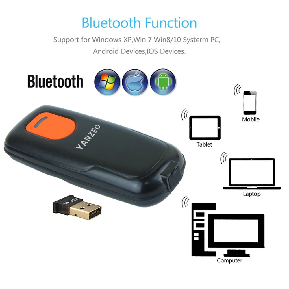 Портативный карманный беспроводной Bluetooth ридер для подключения Yanzeo P1600 мини