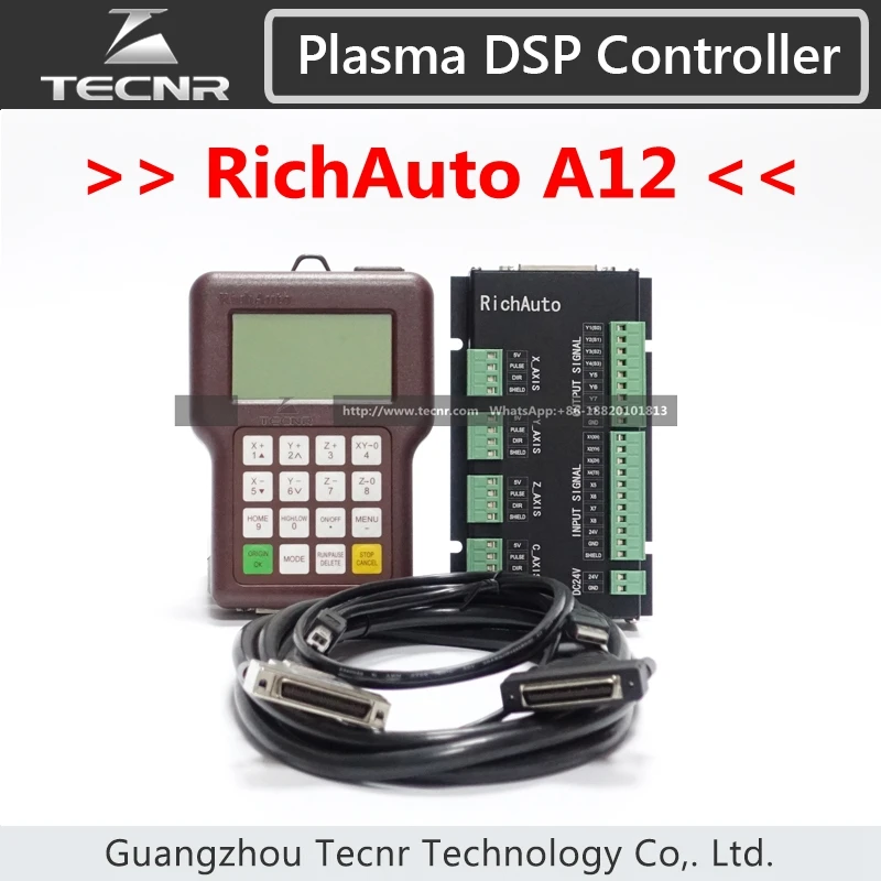 Richuto A12 контроллер ЧПУ для станка плазменной резки DSP A12S A12E USB ЧПУ система управления английская версия