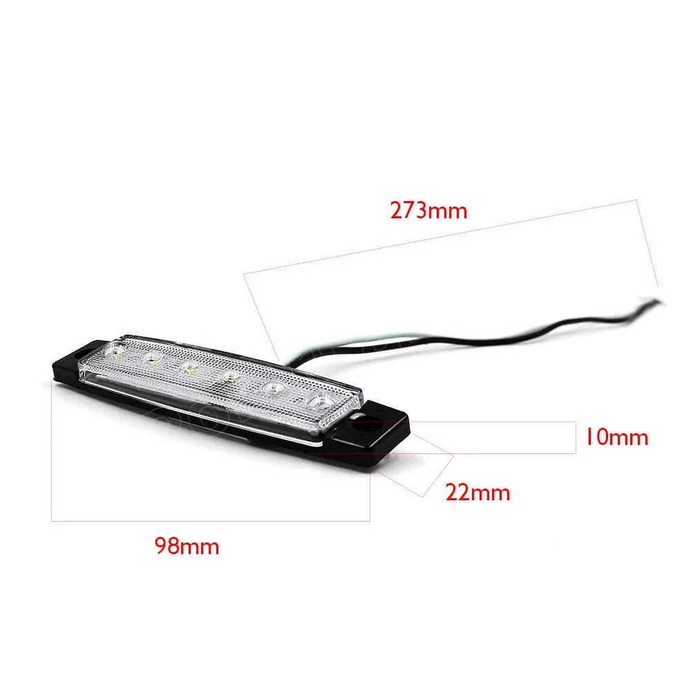 Лучшая цена продажа 12В 6 SMD 6LED автомобильный автобус прицеп грузовой автомобиль