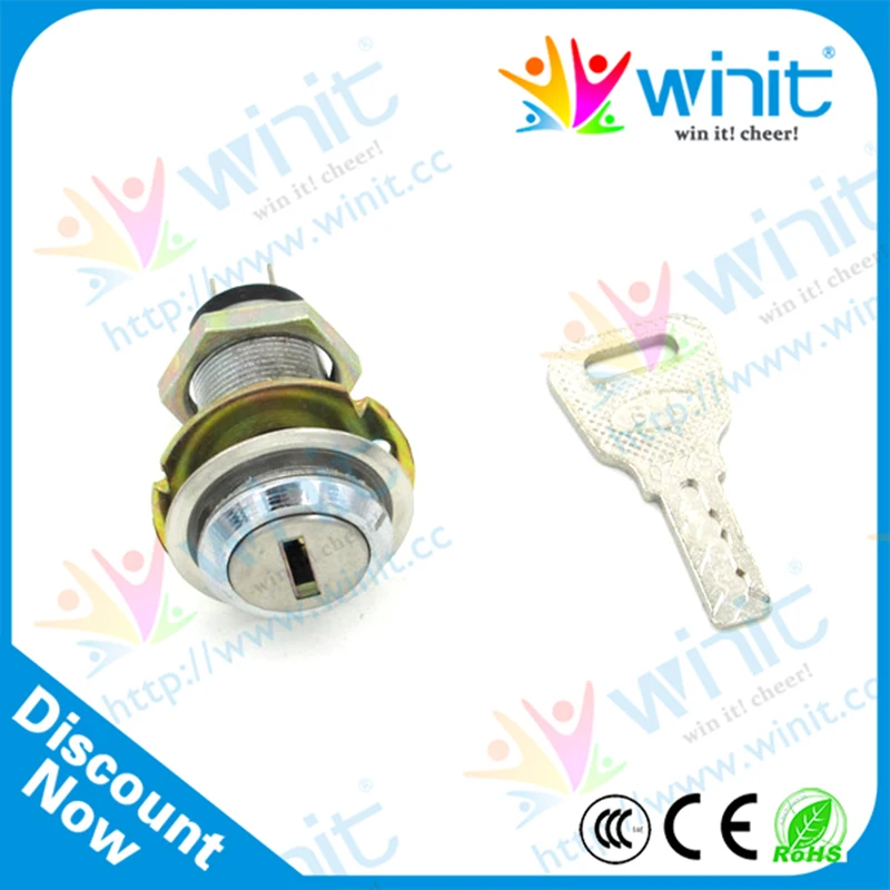 Замок для дверного шкафа с монетами замок двери плоскими ключами 22 мм|arcade lock|lock