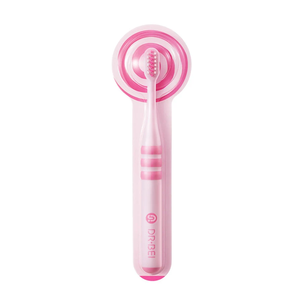 Pink Xiao mi Doctor B дети зуб mi щетка Глубокая чистка мягкая Sandwish-Встроенная зубная щетка для ухода за полостью рта здоровье для детей здоровье - Цвет: Pink