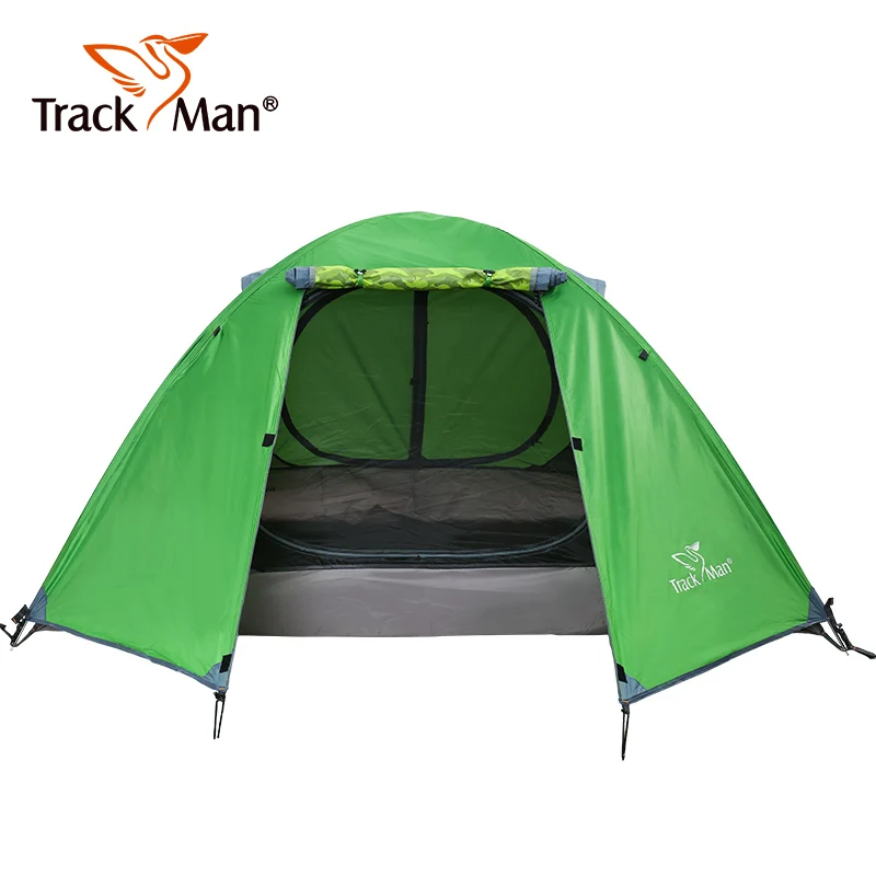 TrackMan 2 Человек Палатка двухслойная алюминиевый стержень 3 сезон туристические