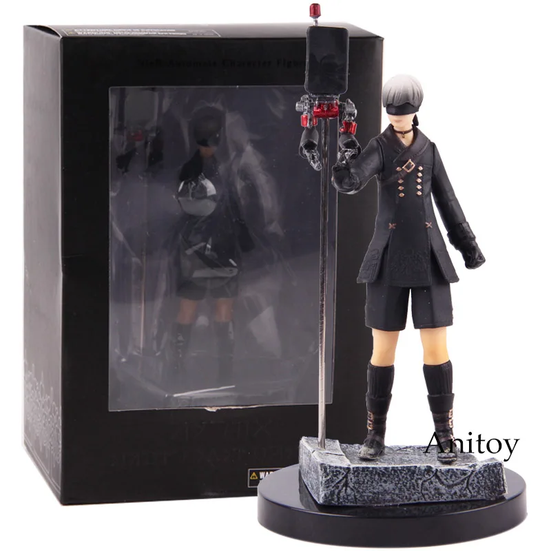 9S with box Игры аниме Рисунок НИР автоматов YoRHa № 2 Тип B 2B/№ 9 Тип S 9S ПВХ НИР: автоматы, движущаяся фигурка, Коллекционная модель, игрушка - Цвет: 9S with box