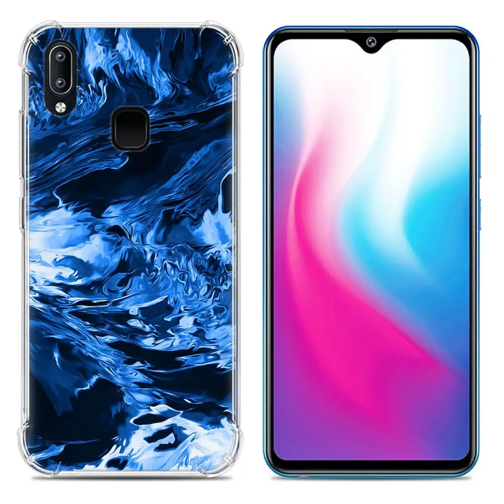 10 Противоударный чехол для телефона Vivo Y91/Y95/U1/Y91i модный дизайн с подушкой безопасности цветной окрашенный задний Чехол для телефона - Цвет: 10