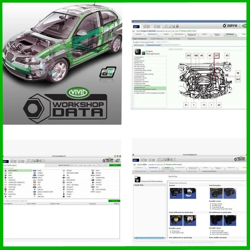 Популярное автомобильное программное обеспечение vivid workshop data v10.2 до 2010 для сбора программного обеспечения для ремонта