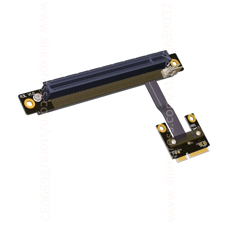 Мини PCIe MPCIe WiFi беспроводная сетевая карта Интерфейс удлинитель к 16 PCI E x16 16x локоть