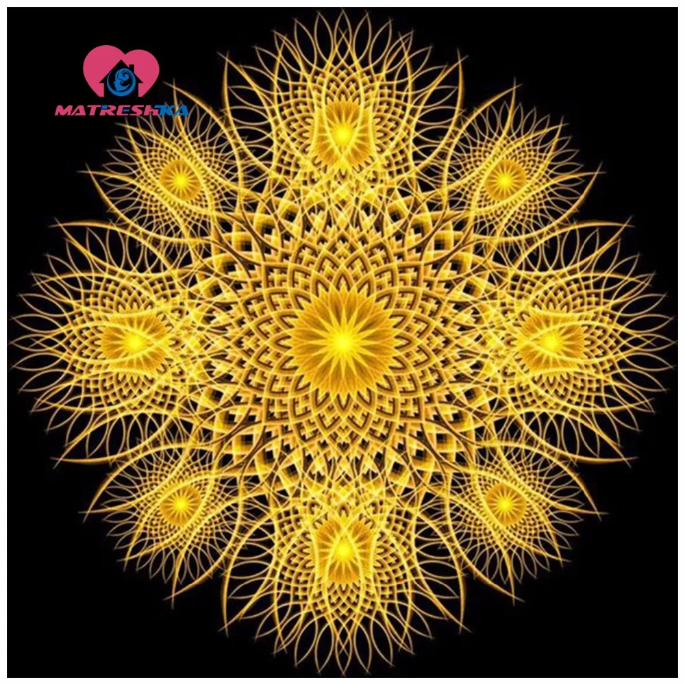 Mandala Diamond embroidery 5d diamond painting full drill mosaic handicraft Pictures crystals pictures diy kits | Дом и сад