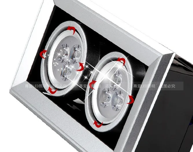 14 Вт Светодиодная лампа с одной головкой двойной слайдер регулируемый